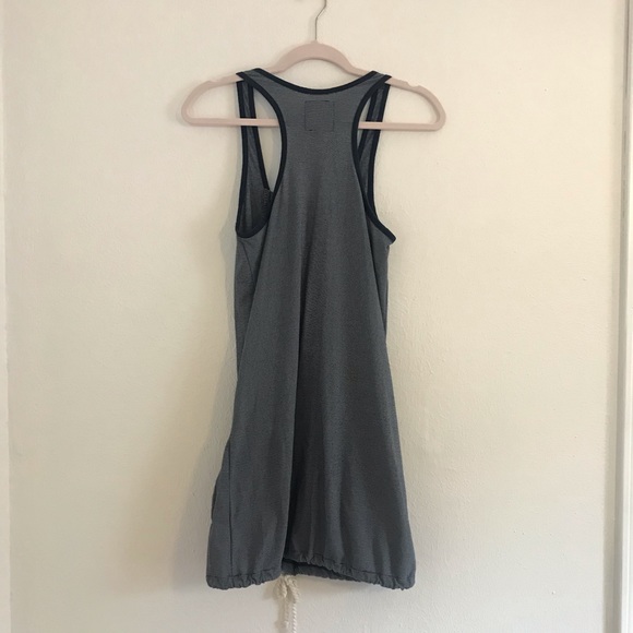 OBEY - Blue & white stripe coverup dress nautical - Picture 3 of 4